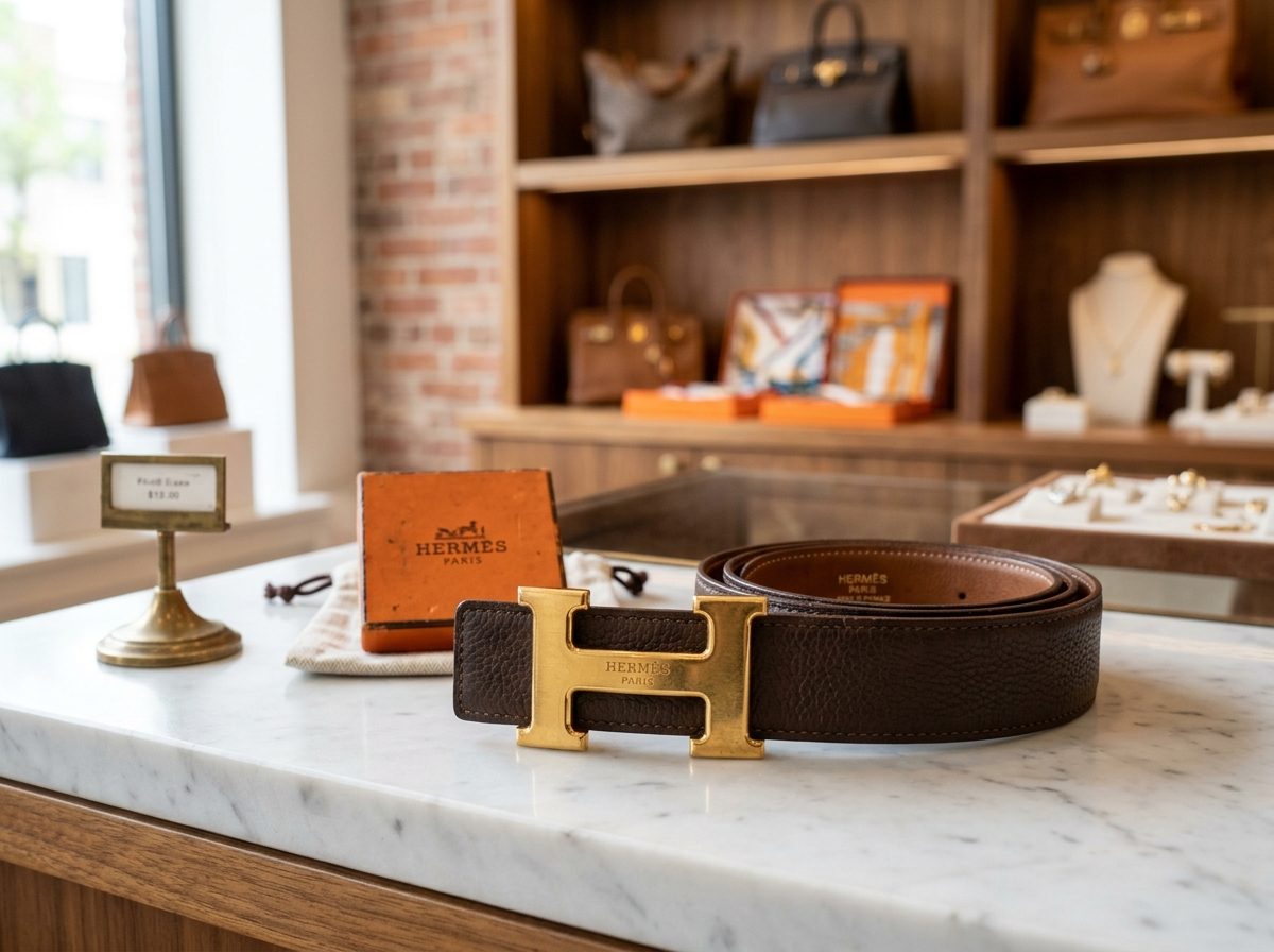 Hermès Constance Reversible Leather Belt 32mm